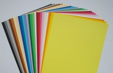 25 Blatt A4 Tonzeichenpapier 135 g/m² Gramm pro Quadratmeter 25 Farben