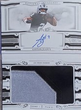 2025 Panini National Treasures - Rookie Jumbo Prime Signatures Ashton Jeanty RPA
