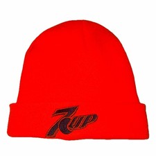 7 Up Red Logo Beanie Hat Advertising Theme Collectible Branded Apparel