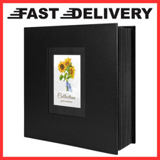 Photo Album 4x6 600 Photos, Leather Cover Extra Large Capacity Holds 600 Horizon