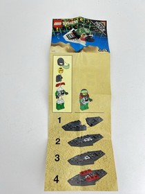 Vintage 1993 LEGO Space Police 6813 Galactic Chief 100% Complete With Manual