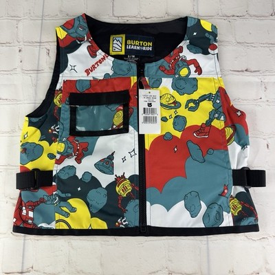 New Burton Learn To Ride Snowboard Vest Size Youth Kids S/M | eBay
