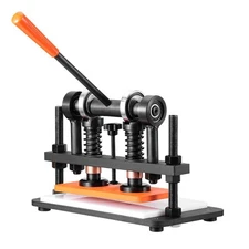 Leather Cutting Machine, 26 x 12mm Embossing Plate Manual Die Cutter