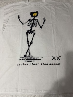Cactus Plant Flea Market Graphic Print White T-Shirt XX-Large Short Sleeve