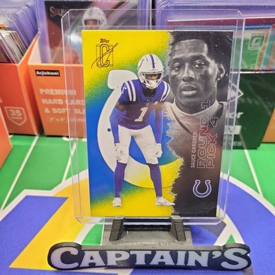 2025 Topps Signature Class - Sauce Gardner - Blue & Yellow Parallel - Colts