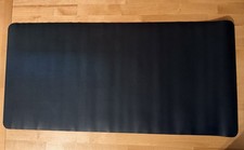 Leather Desk Blotter Pad 36 x 17 Inches Non-Slip Waterproof Dual Sided Black Red