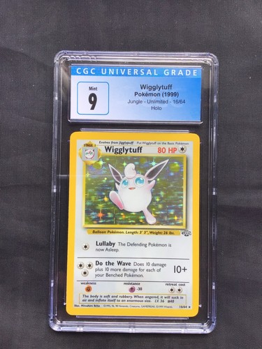 Wigglytuff (Unlimited) graded CGC 9 for sale on eBay