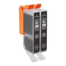 2 Grey Ink Cartridges to replace Canon CLI-526GY non-OEM / Compatible for PIXMA