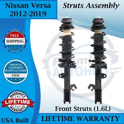 Monroe Genuine OEM Front Struts For 2012-2019 Nissan Versa Lifetime Warranty