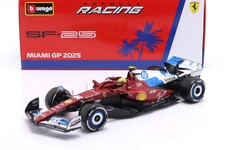 Lewis Hamilton Ferrari SF-25 #44 8° GP Miami Formula 1 2025 1:18 Bburago