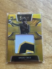 2022 Panini Select - Rookie Patch Player-Worn Oneil Cruz Gold /10 (RC)