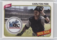 2018 Topps MLB All-Star Logo Patch Carlton Fisk #ASP-CF Patch HOF 04br