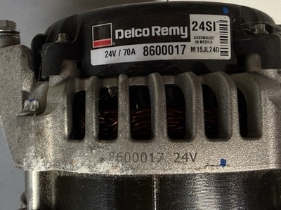 #ad Delco Remy 8600017 Alternator 24 Si Model 24 V 70 A 5 16 B Output $300.00