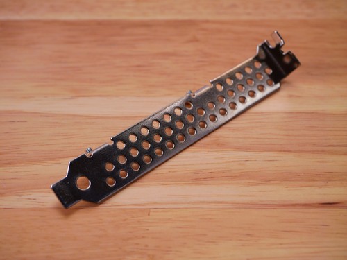 Full Profile PCI round hole vented bracket 54mm screw hole spacing