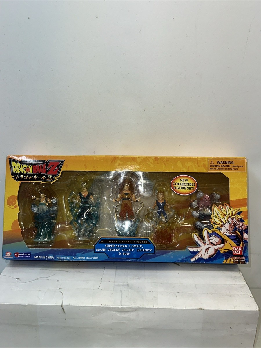 Dragon Ball Z Ultimate Sparks Figures, Super Saiyan 3 Goku, Majin