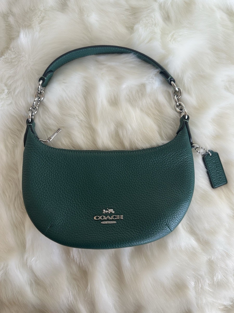 最終値下Coach ハーフムーン ミニバッグemerald Coach Mini Payton Bag (SV/Emerald Green) | eBay