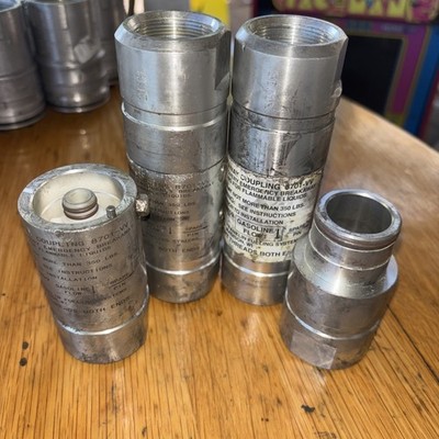 Lot Of 4 Healy Franklin Fueling Systems 8701-VV Breakaway Parts Or Repair