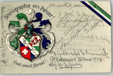 13296344 - Winterthur Stenographia seis Panier Ort lt. Stempel Studentenwappen