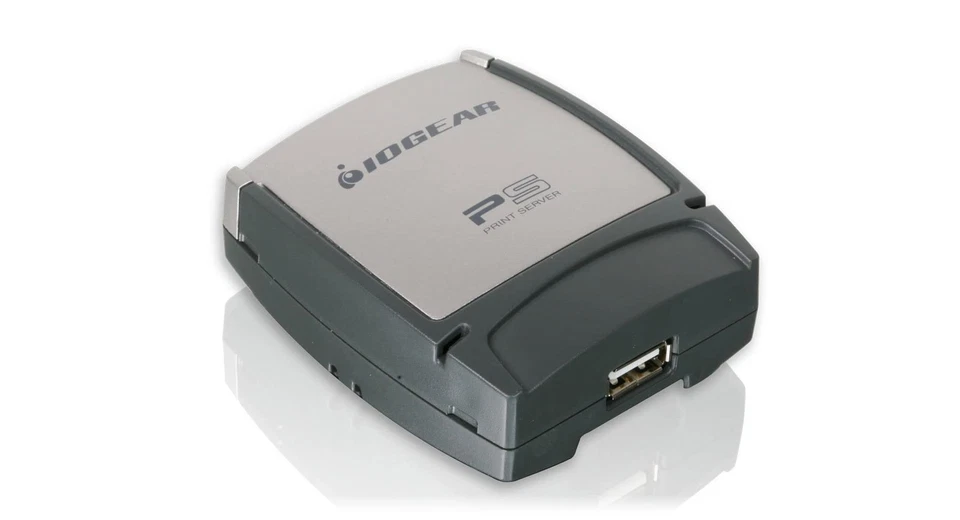 IOGEAR 1 Port USB 2.0 Print Server Silver Networking Device for Multiple Comp... - Image 2 of 4