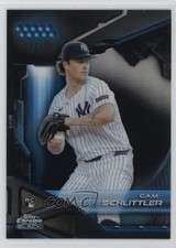 2026 Topps Chrome Black Blue Refractor 127/150 Cam Schlittler #98 1px9