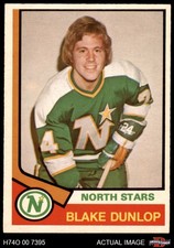 1974 O-Pee-Chee NHL #308 Blake Dunlop North Stars 6 - EX/MT