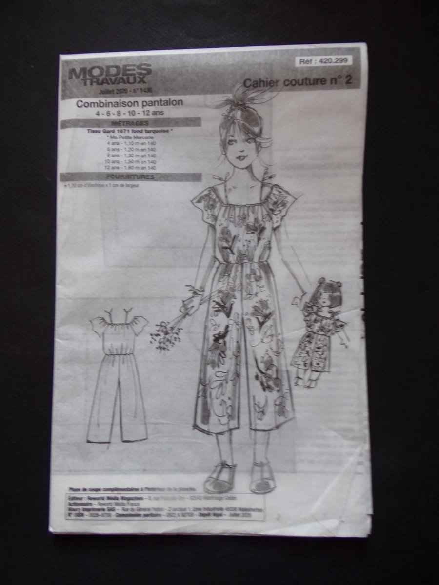 Patron De Couture Modes Et Travaux N°567200 - Veste Pour Femme - Septembre 1990 - Occasion