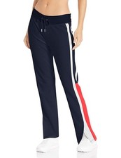 Tommy Hilfiger Sport Track Pants Women  s Size SMALL - Blue with Stripes NWT