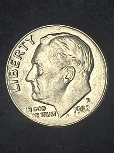 1982 D Roosevelt Dime Circulated
