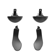 Black Steel Back Paddles Interchangeable Back Button For PS5 Edge Controller
