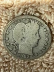 1903 Barber Quarter Silver 25C Circulated US Coin Uncertified Collectible (85)