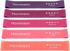 Resistance Bands for Working Out, Exercise with 5 Universal size, Pink 