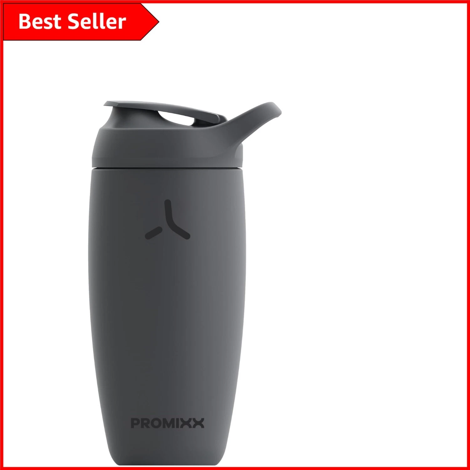 Elegant Graphite Gray 550ml Insulated Shaker Bottle with Snap-fit Agitator
Opens in a new window or