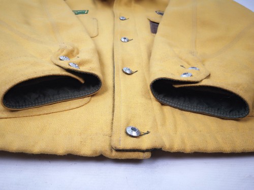 Diesel Herren Filz Jacke gelb Gr. XL 90er Wolle Mix vintage - Bild 11 von 16