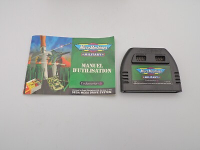 Jeu Sega MegaDrive Micro Machines Military – Complet Boîte – CIB – SEGA