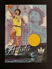 2023-24 Court Kings Jalen Hood-Schifino Rookie Patch Artistic Endeavors Lakers