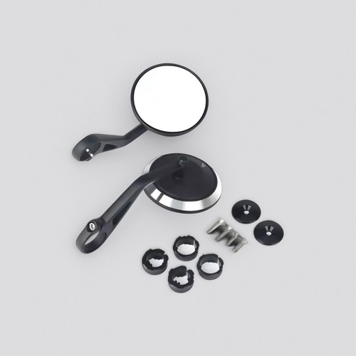 Motorcycle Bar End Rearview Mirror For Triumph Trident 660 Street Triple 675 765 - Picture 12 of 15