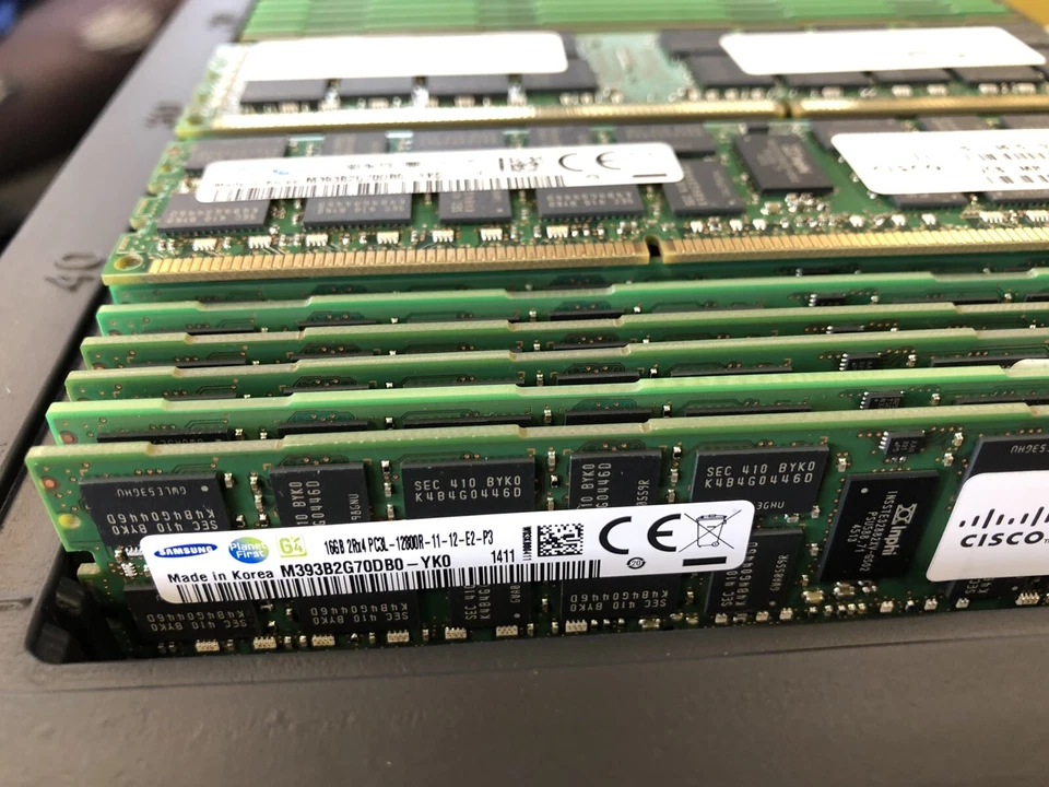 Samsung M393B2G70DB0-YK0 16GB PC3L 12800R ECC RAM CISCO 15-13615-02 15-13615-01 - Image 2 of 4