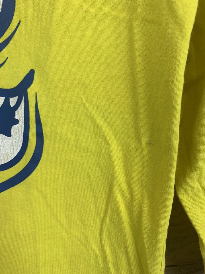 The Children's Place Yellow L/S T-Shirt FACE Graphic 100% Cotton Boy's L 10/12 - Image 4 of 4