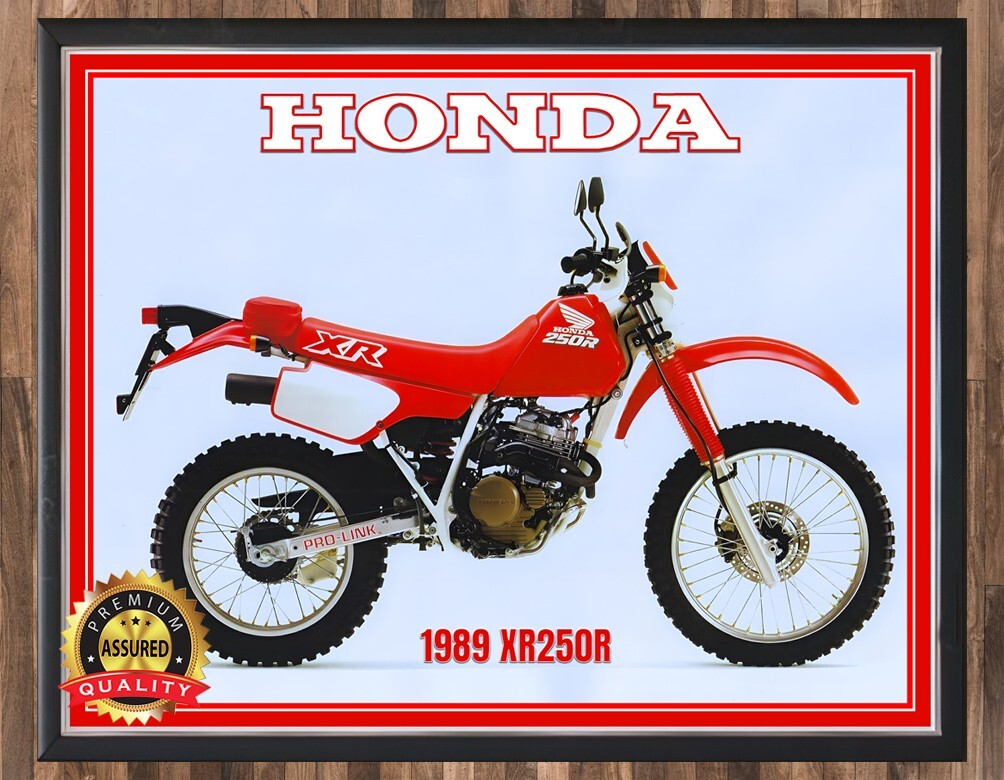 Honda XR250R - 1989 - Metal Sign 11 x 14 | eBay