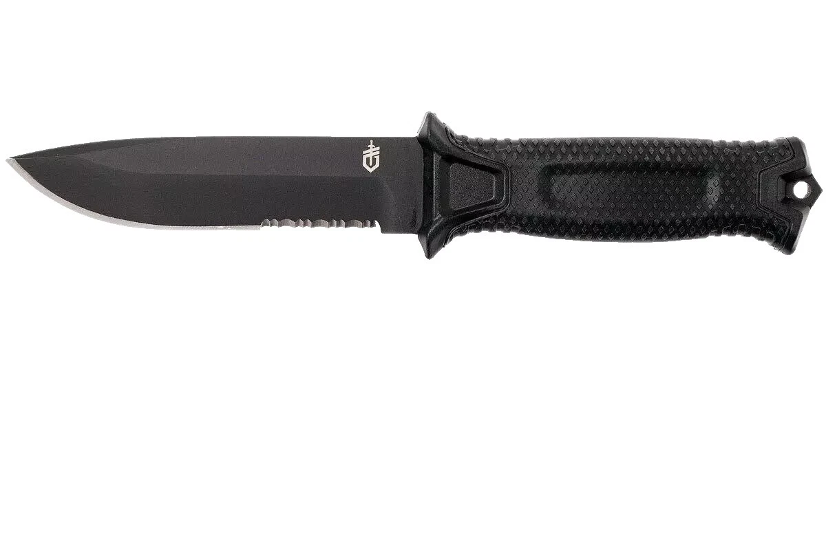 Gerber Drop Point Rubber Handle Collectible Fixed Blade Knives