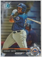 2017 Bowman Chrome Prospects #BCP63 Dominic Smith - New York Mets