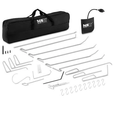 MSW Set Di Leve Tirabolli Per Auto Kit Riparazione 15 Levabolli Ammaccature Veicoli