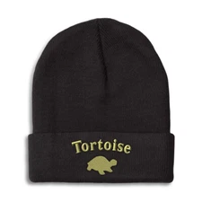 Beanies for Men Tortoise Winter Hats for Women Acrylic Skull Cap 1 Size