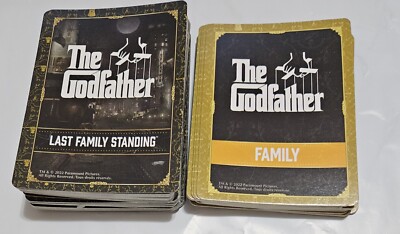 The Godfather Last Family Standing Card Game CARDS ONLY