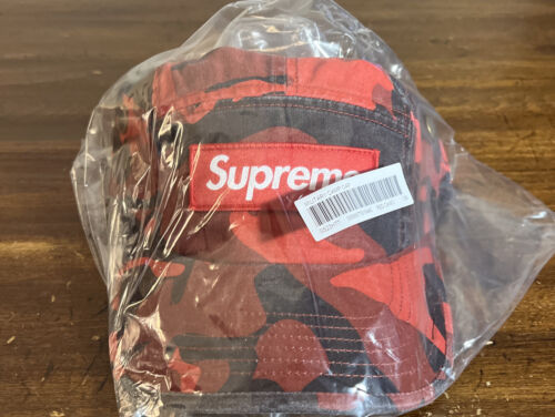 SUPREME MILITARY CAMP CAP/RED CAMO OS SS23 WEEK 3 (100% AUTHENTIC) BRAND NEW - Picture 1 of 13