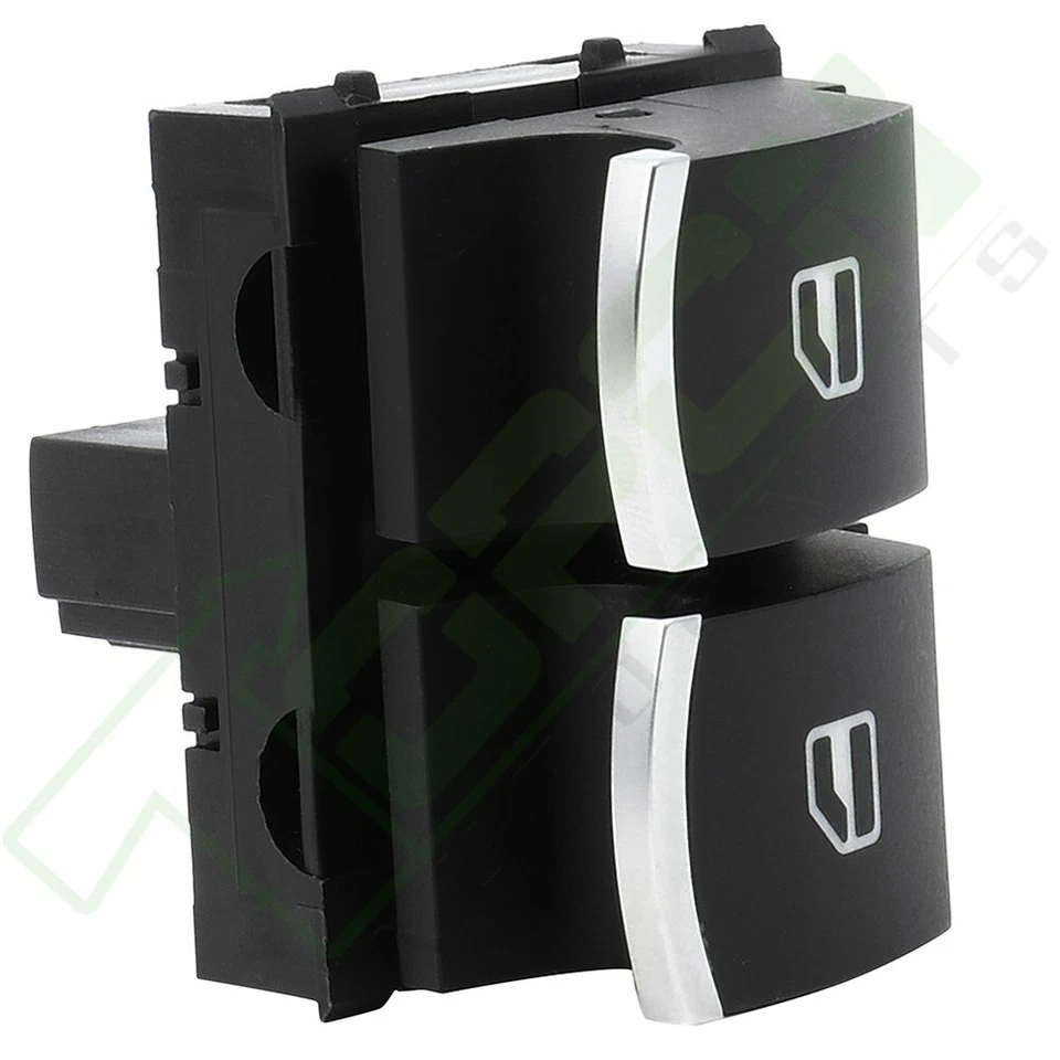 Interruptor de ventana eléctrica delantero izquierdo se adapta a Volkswagen Eos Volkswagen Golf Volkswagen GTI Foto 2 de 4