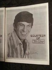 LEONARD NIMOY TWO GUYS NJ Dept Store '76 PHOTO PROMO Bagged Boarded STAR TREK