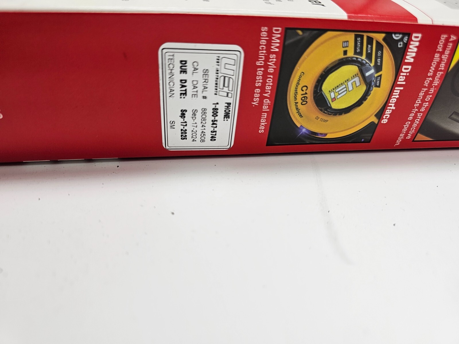 UEi Residential Combustion Analyzer Meter C160 6-Line Display High Altitude Comp