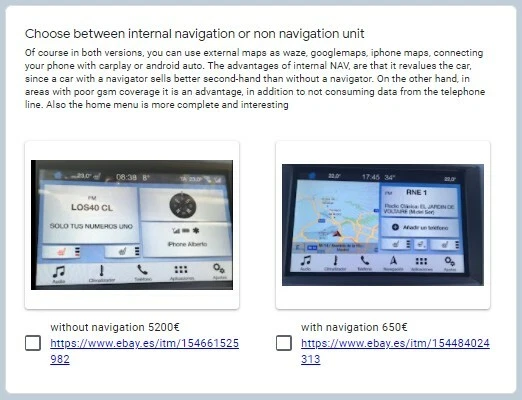 Original Europe FORD SYNC3 64GB EUROPE Navigation. Carplay and Android Auto - Imagen 3 de 4