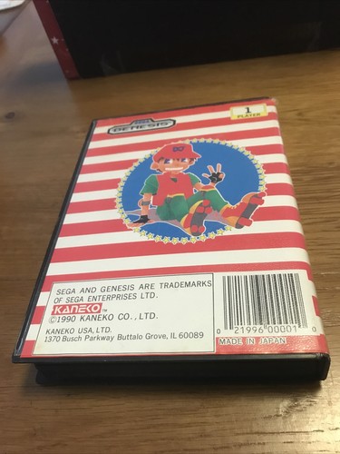 DJ Boy For The Sega Megadrive Genesis In Case With Manual - Picture 3 of 9